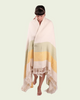 Solana White Merino Wool Blanket