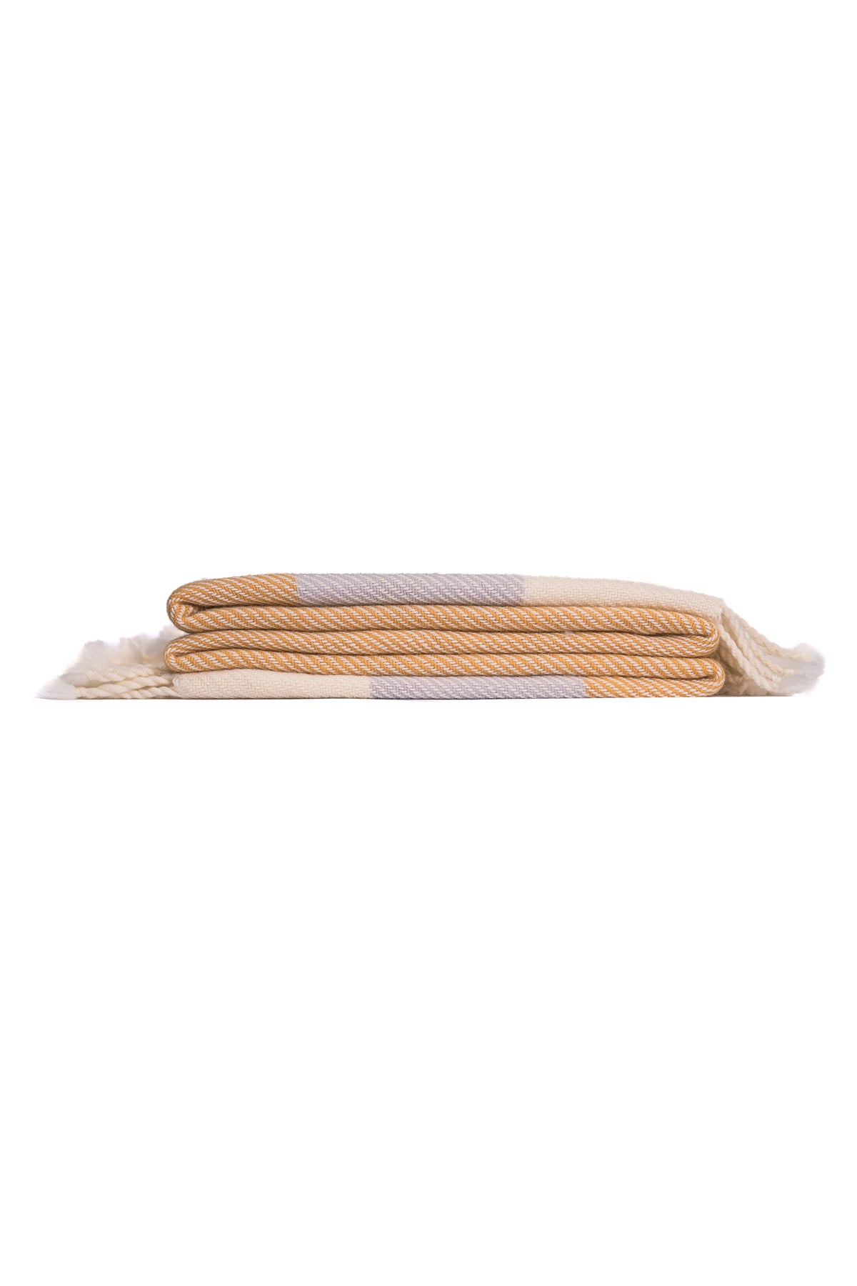 Solana Yellow Merino Wool Blanket