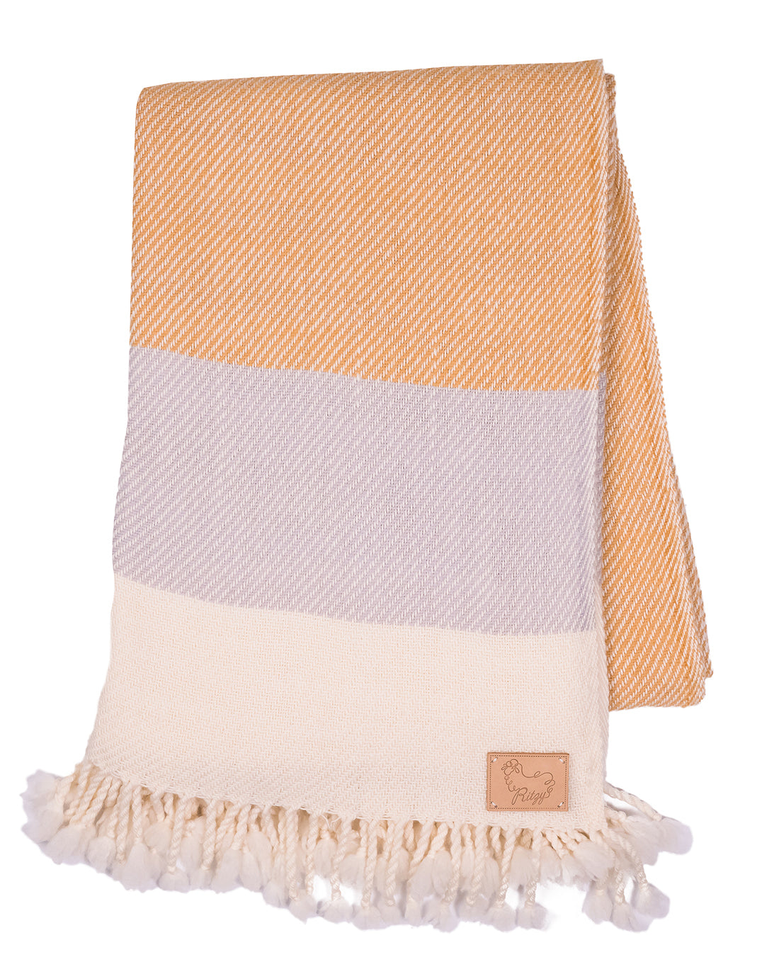 Solana Yellow Merino Wool Blanket