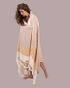 Solana Taupe Merino Wool Blanket