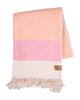 Solana Peach Merino Wool Blanket