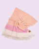 Solana Peach Merino Wool Blanket