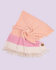 Solana Peach Merino Wool Blanket