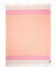 Solana Peach Merino Wool Blanket