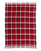 Sorin Red Plaid Wool Blanket